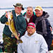 Walleye fishing foursome